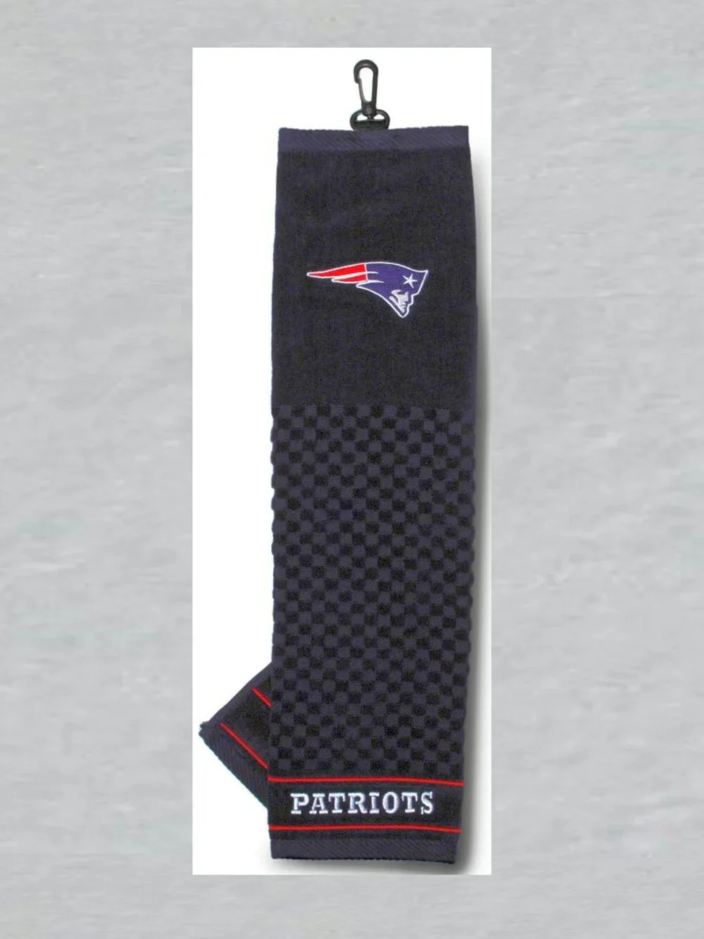 NEW ENGLAND PATRIOTS GOLF TOWEL Measures 16 x 25 inch